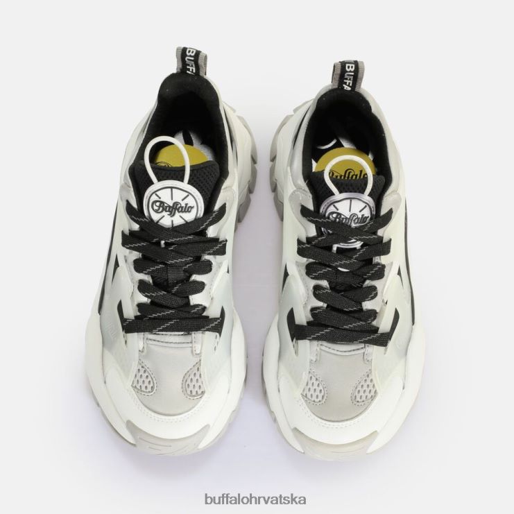 srebrna/crna Buffalo trail one sneaker niske veganske |tenisice TDD6T380